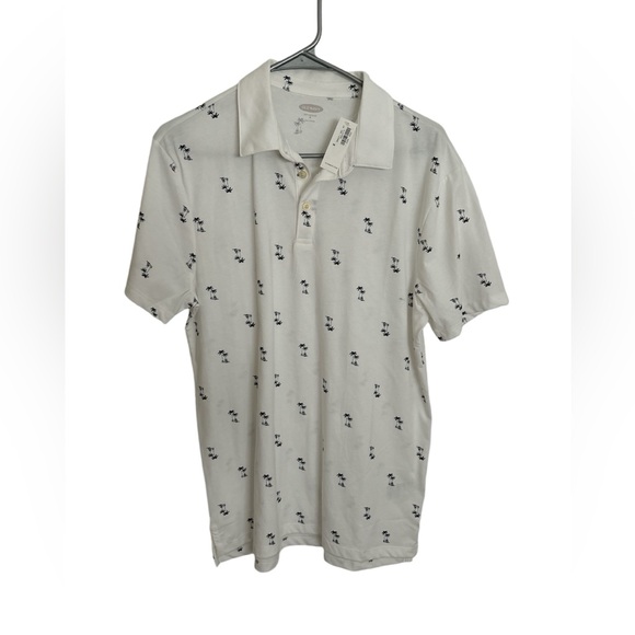 Old Navy men’s palm tree polo medium - Picture 1 of 2
